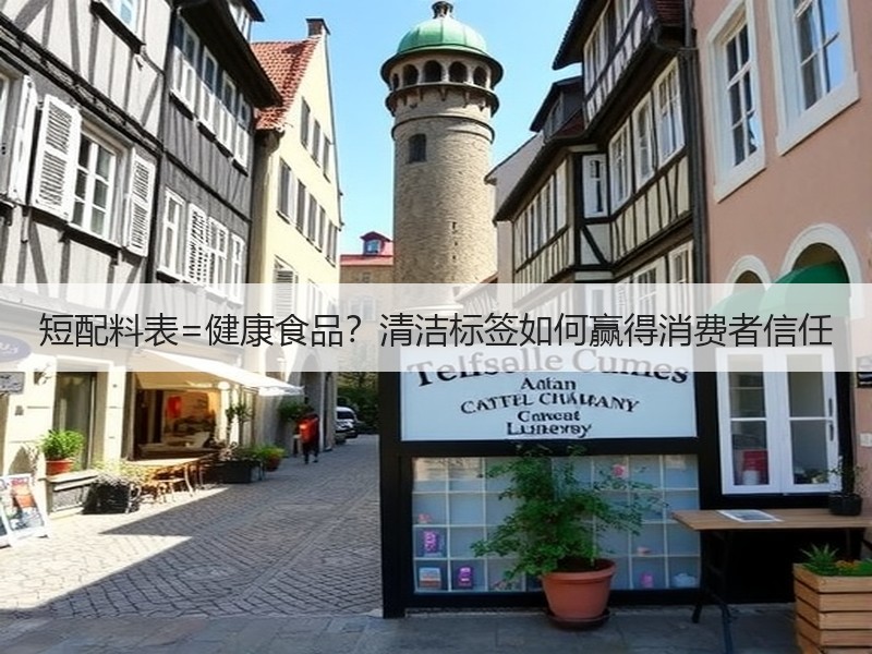 短配料表=健康食品？清洁标签如何赢得消费者信任