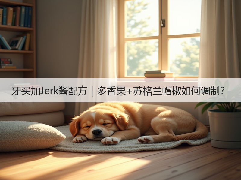 牙买加Jerk酱配方｜多香果+苏格兰帽椒如何调制？