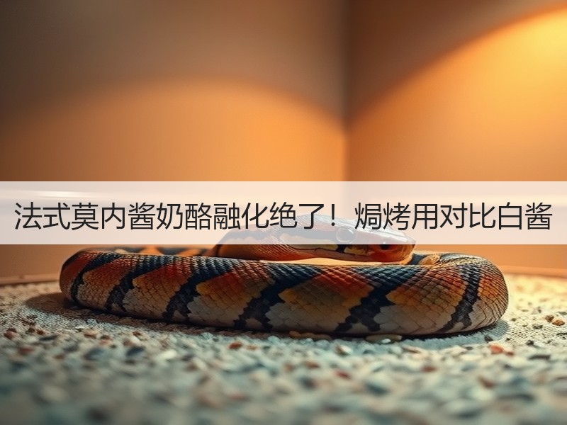 法式莫内酱奶酪融化绝了！焗烤用对比白酱