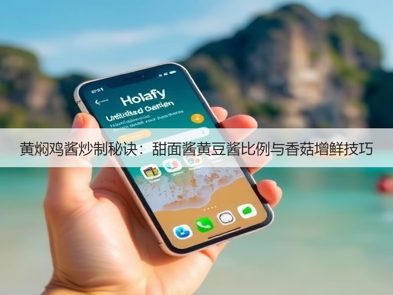 黄焖鸡酱炒制秘诀：甜面酱黄豆酱比例与香菇增鲜技巧