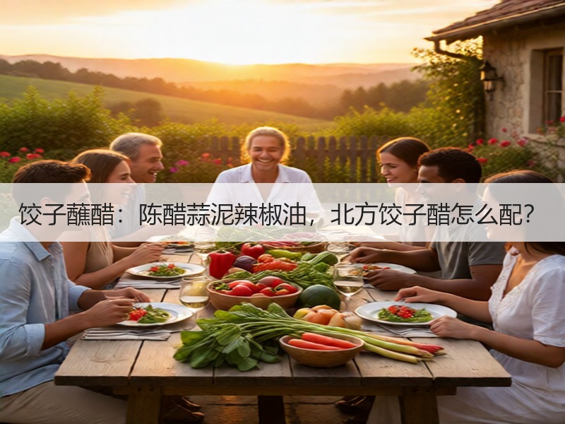 饺子蘸醋：陈醋蒜泥辣椒油，北方饺子醋怎么配？