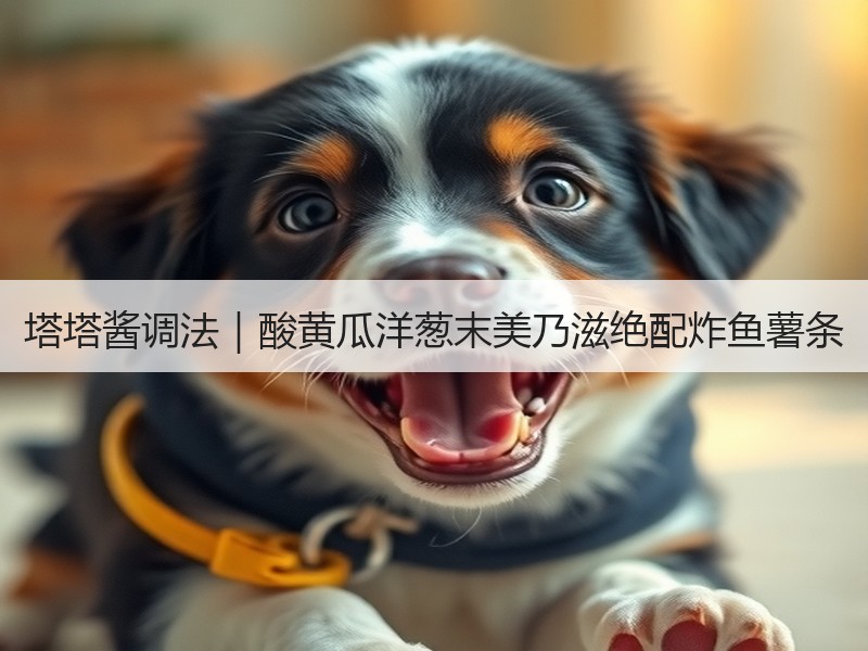 塔塔酱调法｜酸黄瓜洋葱末美乃滋绝配炸鱼薯条