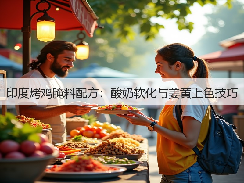 印度烤鸡腌料配方：酸奶软化与姜黄上色技巧