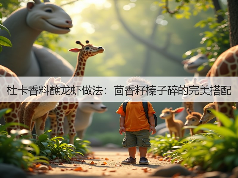 杜卡香料蘸龙虾做法：茴香籽榛子碎的完美搭配
