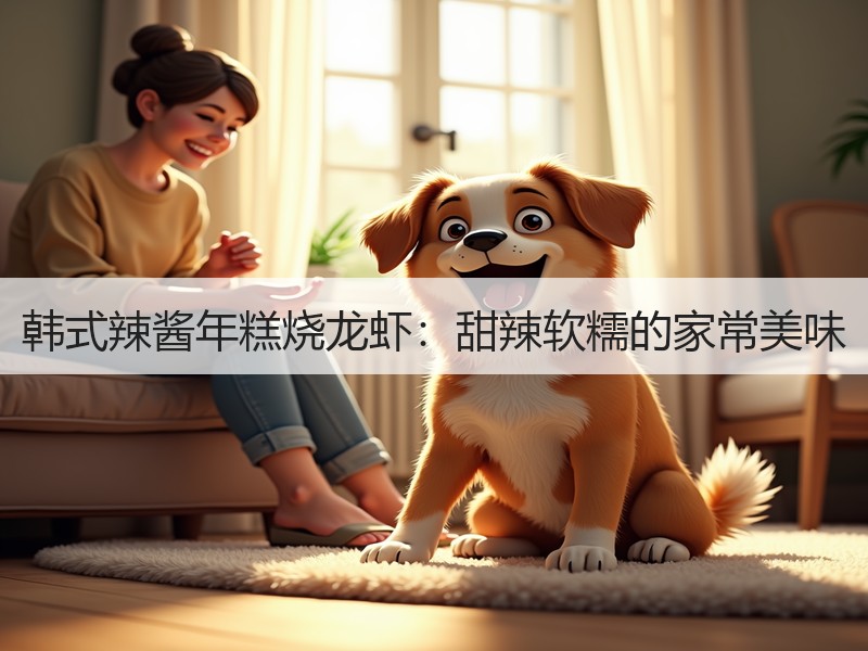 韩式辣酱年糕烧龙虾：甜辣软糯的家常美味