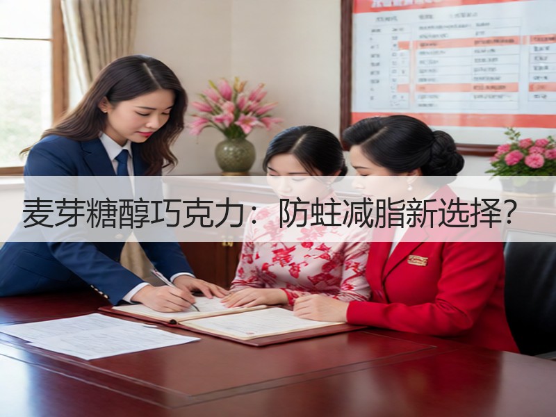 麦芽糖醇巧克力：防蛀减脂新选择？
