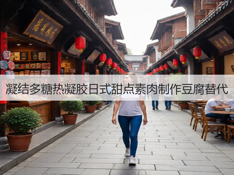 凝结多糖热凝胶日式甜点素肉制作豆腐替代