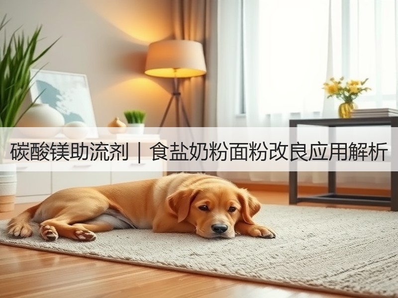 碳酸镁助流剂｜食盐奶粉面粉改良应用解析