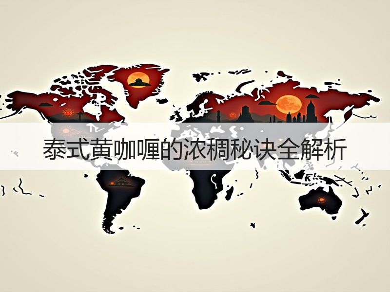 泰式黄咖喱的浓稠秘诀全解析