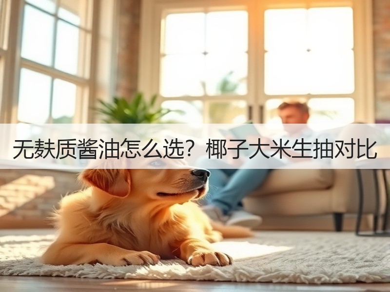无麸质酱油怎么选？椰子大米生抽对比