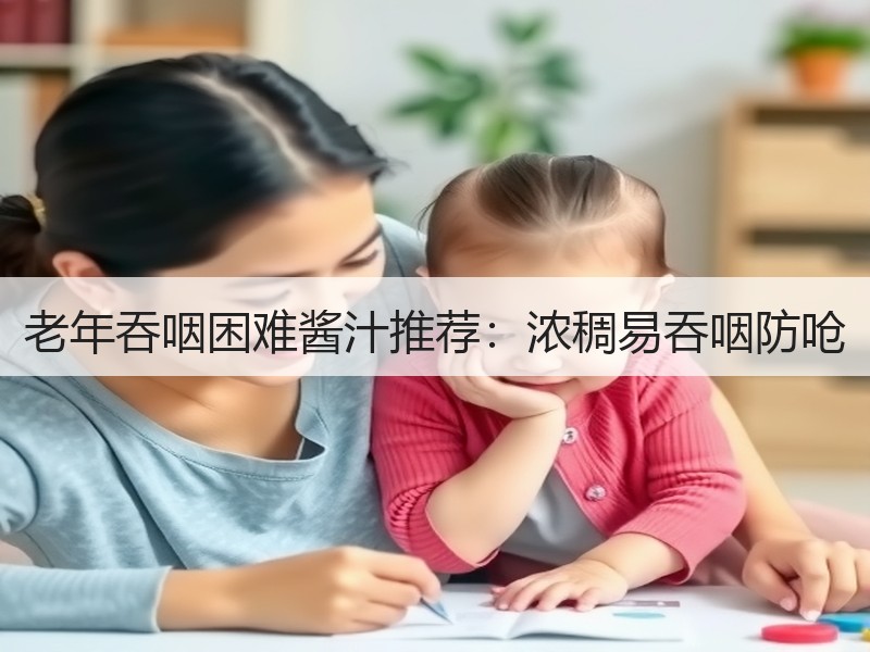 老年吞咽困难酱汁推荐：浓稠易吞咽防呛