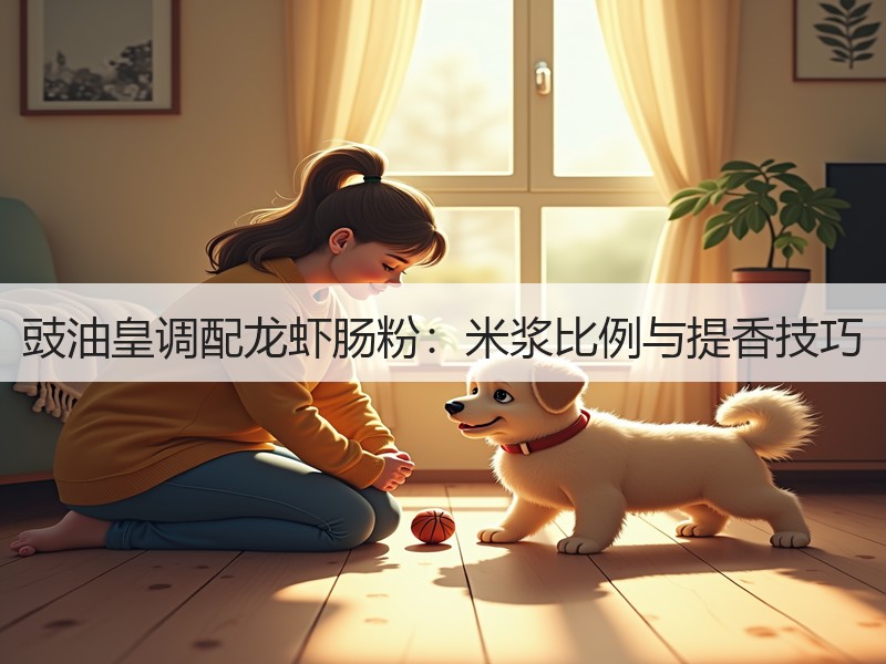 豉油皇调配龙虾肠粉：米浆比例与提香技巧