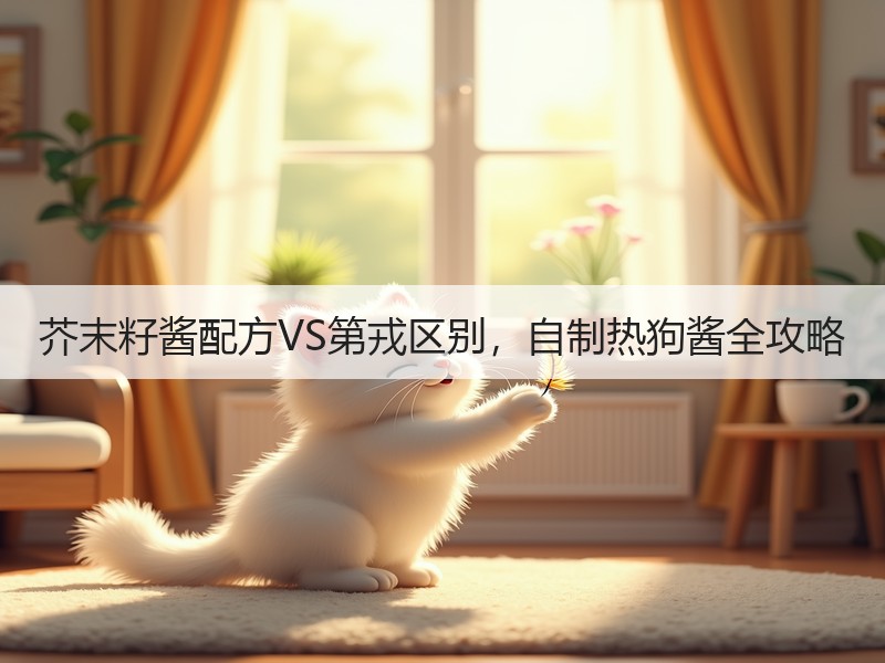 芥末籽酱配方VS第戎区别，自制热狗酱全攻略
