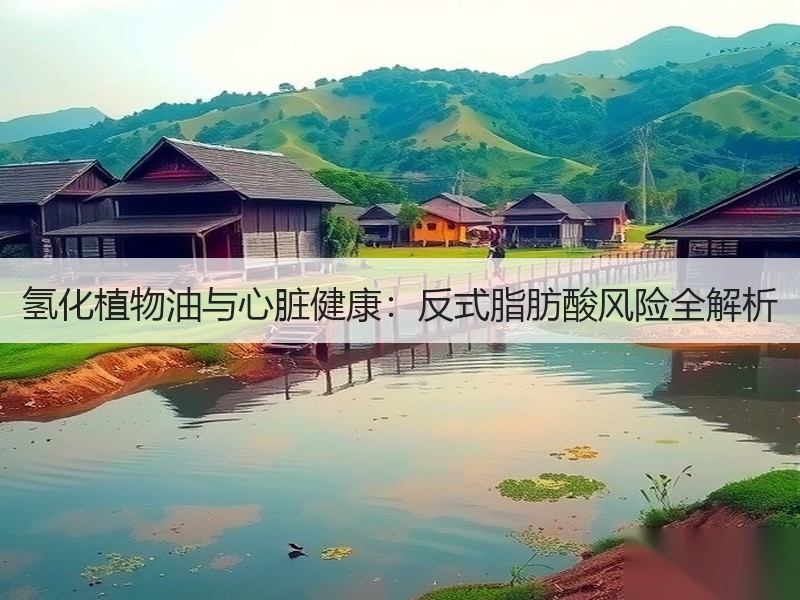 氢化植物油与心脏健康：反式脂肪酸风险全解析