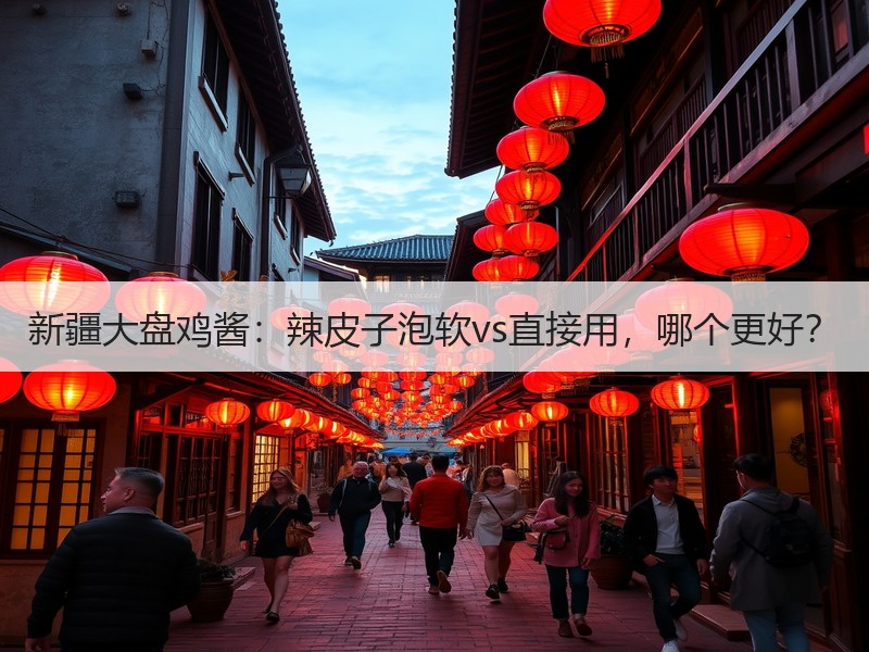 新疆大盘鸡酱：辣皮子泡软vs直接用，哪个更好？