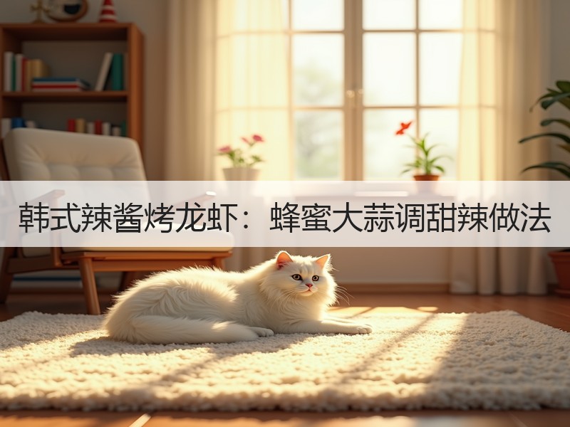 韩式辣酱烤龙虾：蜂蜜大蒜调甜辣做法