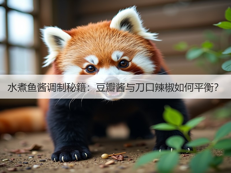 水煮鱼酱调制秘籍：豆瓣酱与刀口辣椒如何平衡？