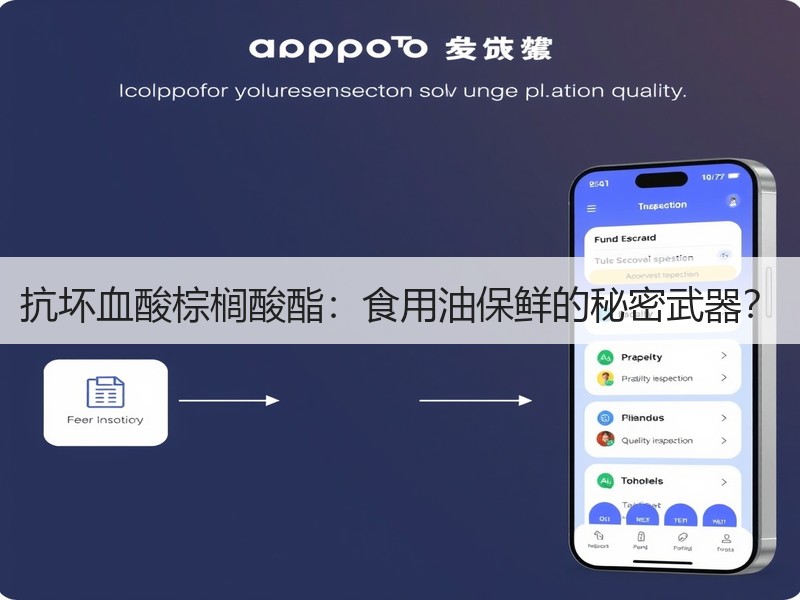 抗坏血酸棕榈酸酯：食用油保鲜的秘密武器？